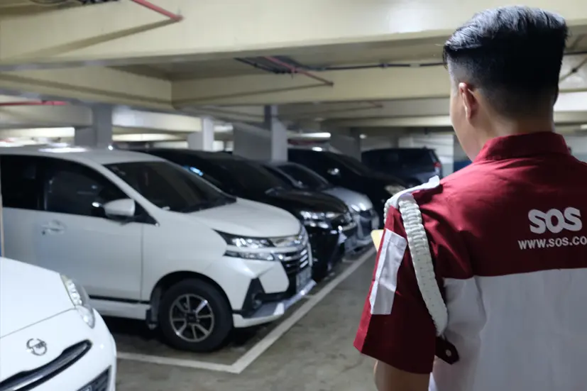 manajemen parkir mall